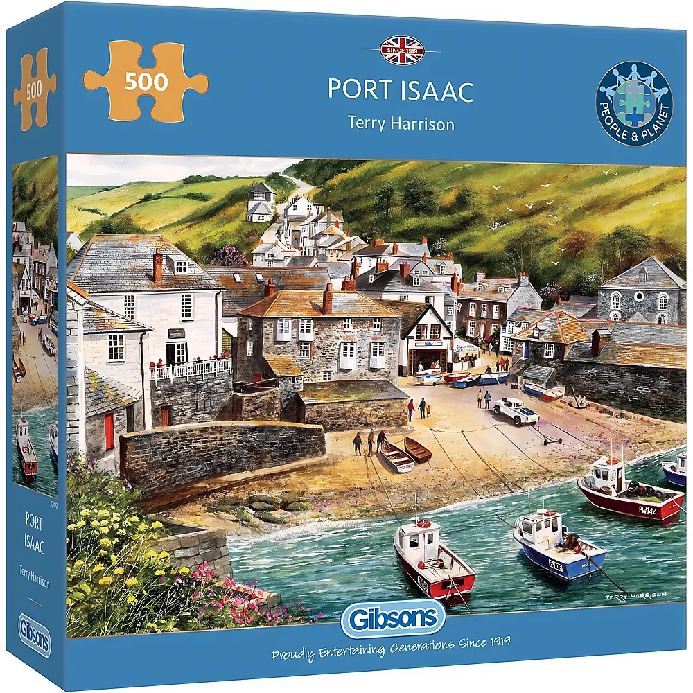 Gibsons Puzzle Terry Harrison Port Isaac - 500 Teile