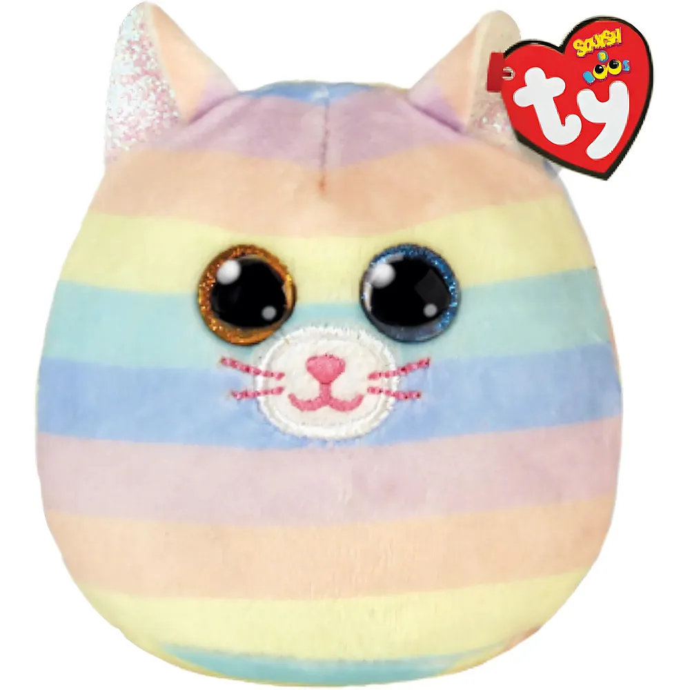 Ty Squishy Beanies Heather die Katze - 8,5 cm - Katzen Pl�sch