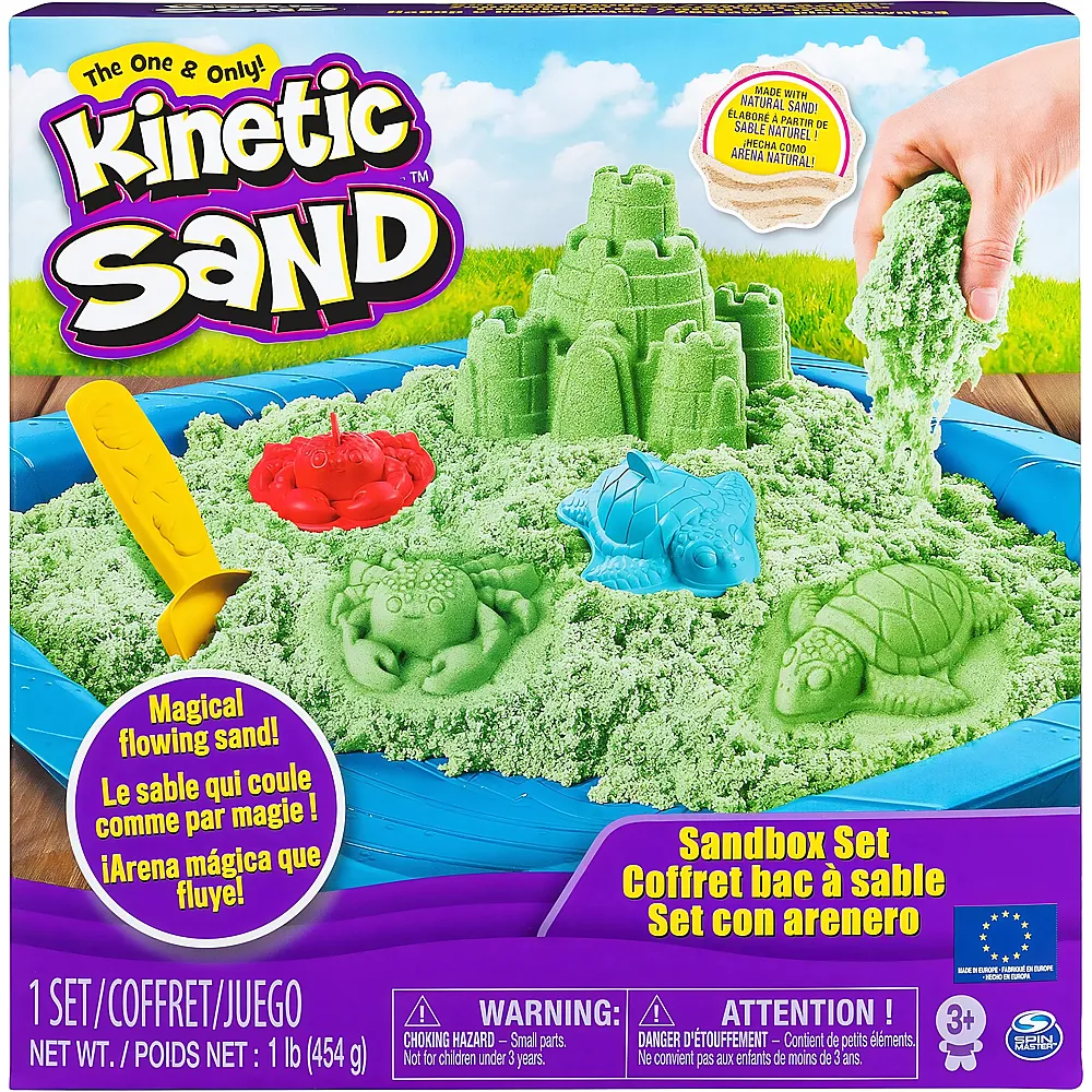 Spin Master Kinetic Sand Sandbox Set 454g