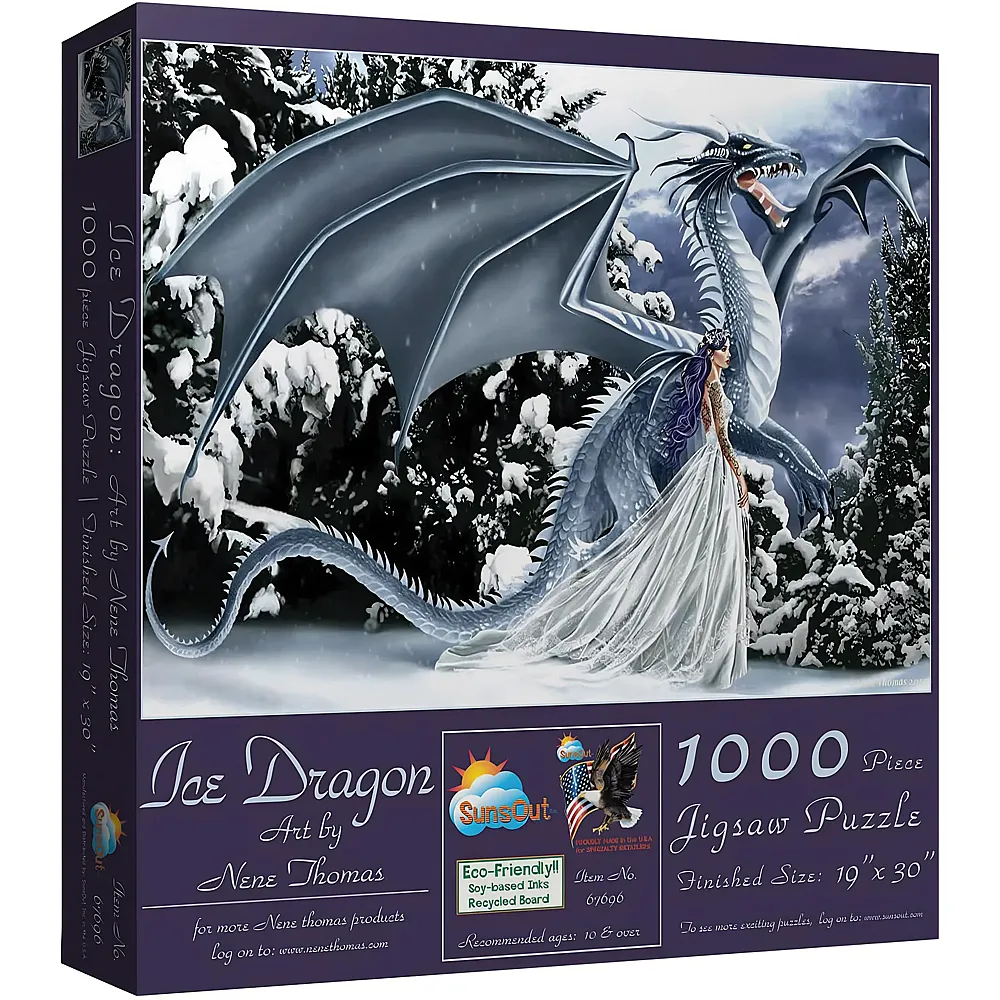 SunsOut Puzzle Nene Thomas Ice Dragon - 1000 Teile