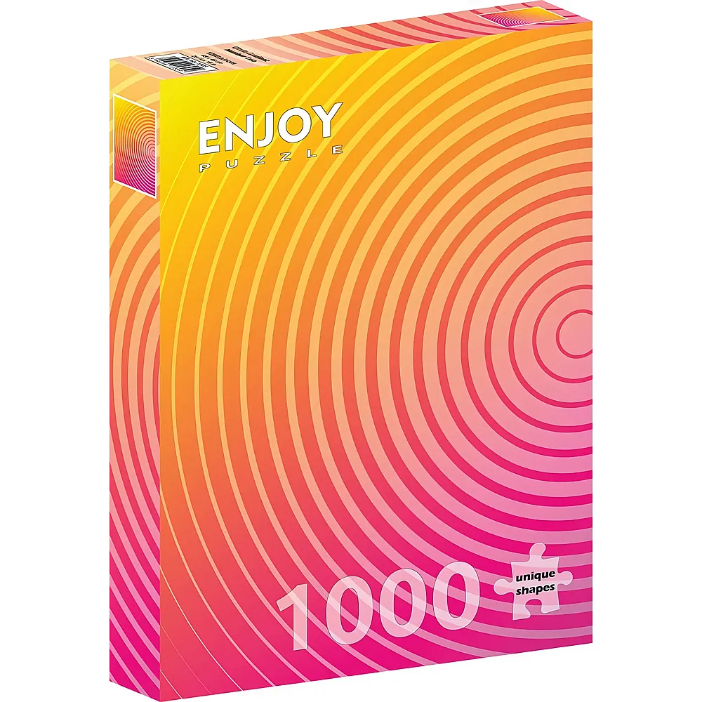 Enjoy Puzzle Circle Gradient Number Two - 1000 Teile