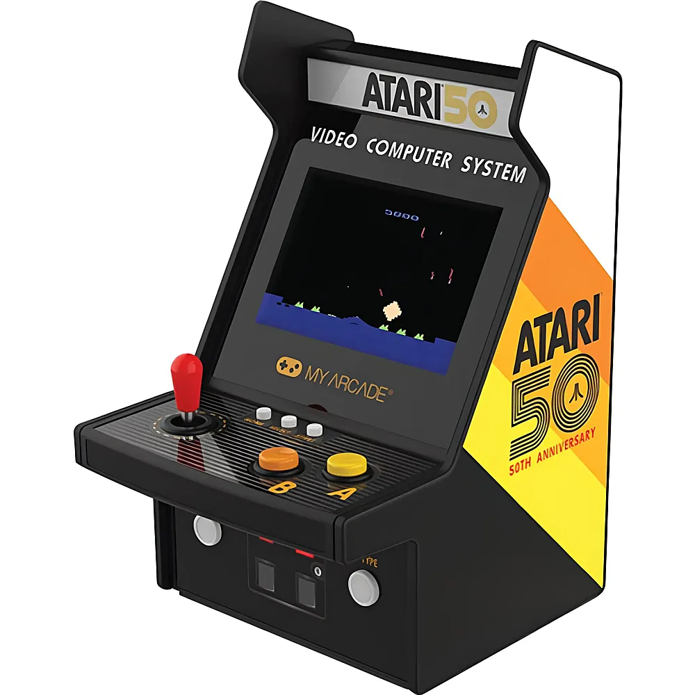 My Arcade Retro Micro Player Atari Pro Spielkonsole, exkl. 4x AA, exkl Micro-USB