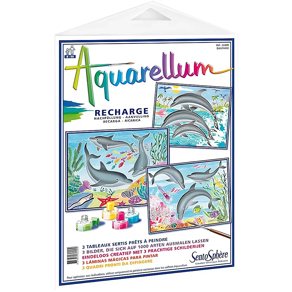 Sentosphere Aquarellum Nachfllpack Delfine | Malsets