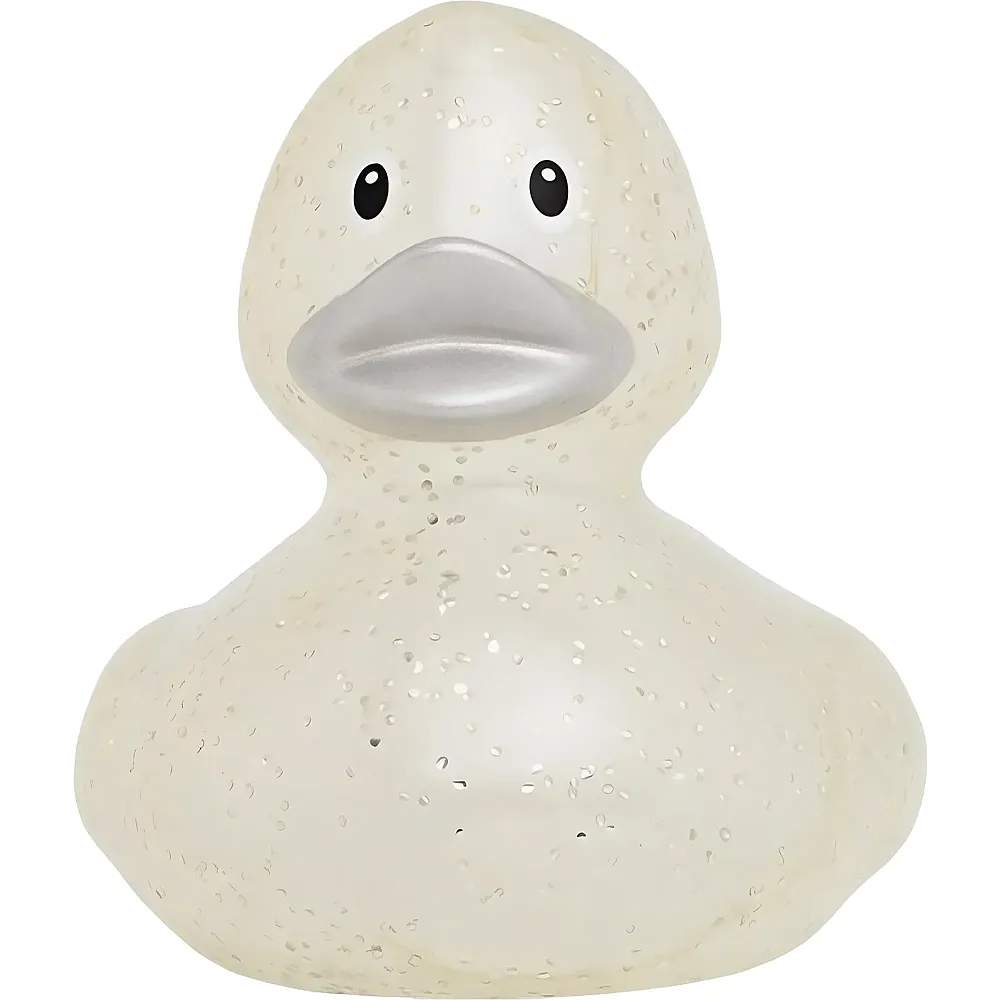 Lilalu Badeente Konfetti Silber | Badespielzeug
