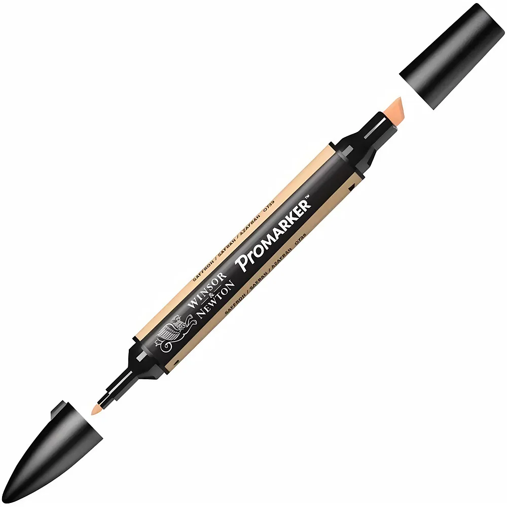 Winsor & Newton Promarker Stift mit 2 Spitzen Safran | Farbe & Kreide