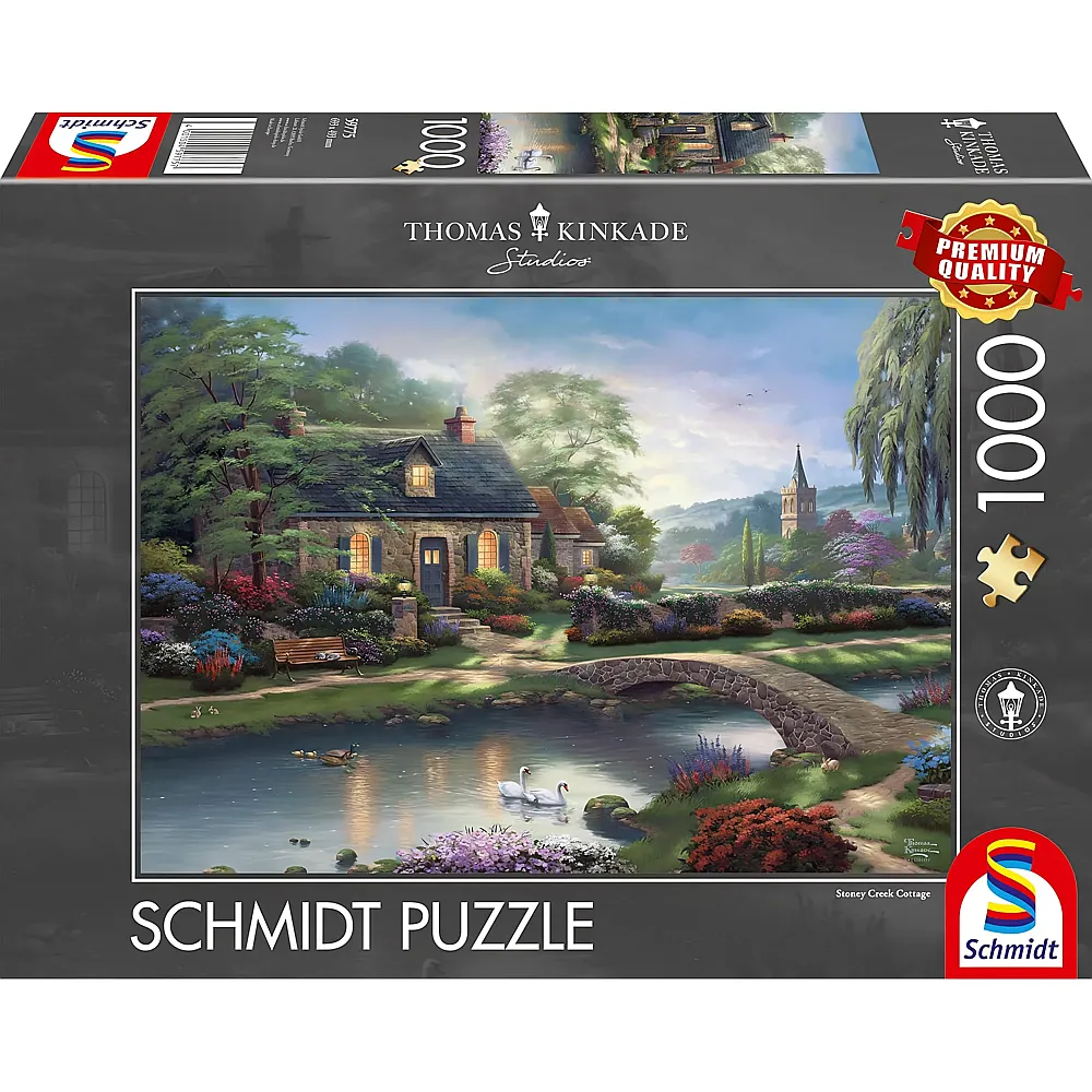 Schmidt Puzzle Thomas Kinkade Stoney Creek Cottage - 1000 Teile