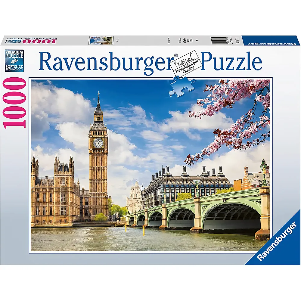 Ravensburger Puzzle Big Ben London - 1000 Teile