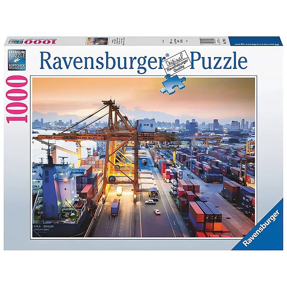 Ravensburger Puzzle Hafen in Hamburg 1000Teile