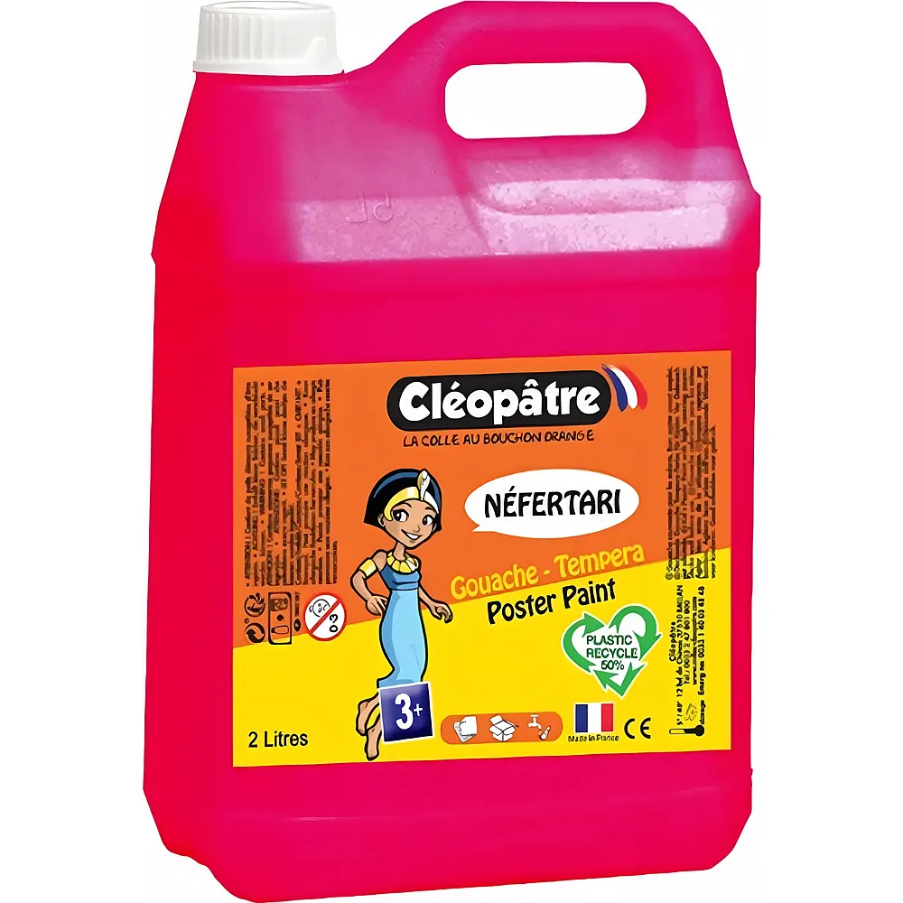 Cleopatre Nefertari � Gouache-tempera 5L Magenta