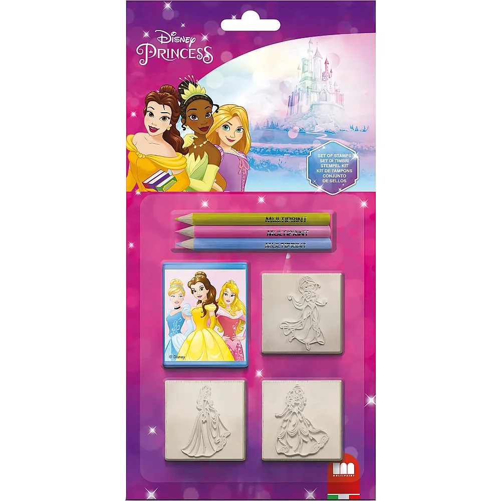 Multiprint Disney Princess Stempelset 7Teile | Stempelsets