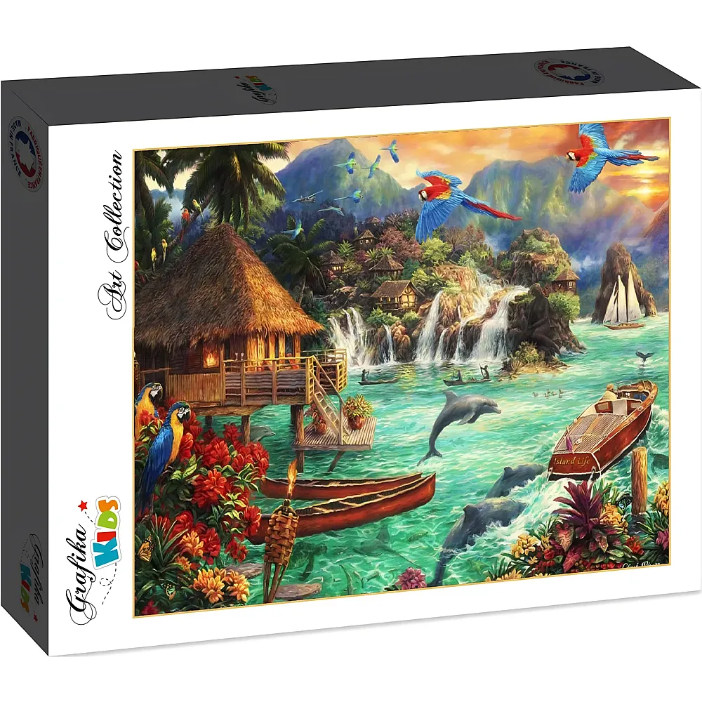 Grafika Puzzle Art Collection Chuck Pinson Grafika Kids Island Life - 12 Teile