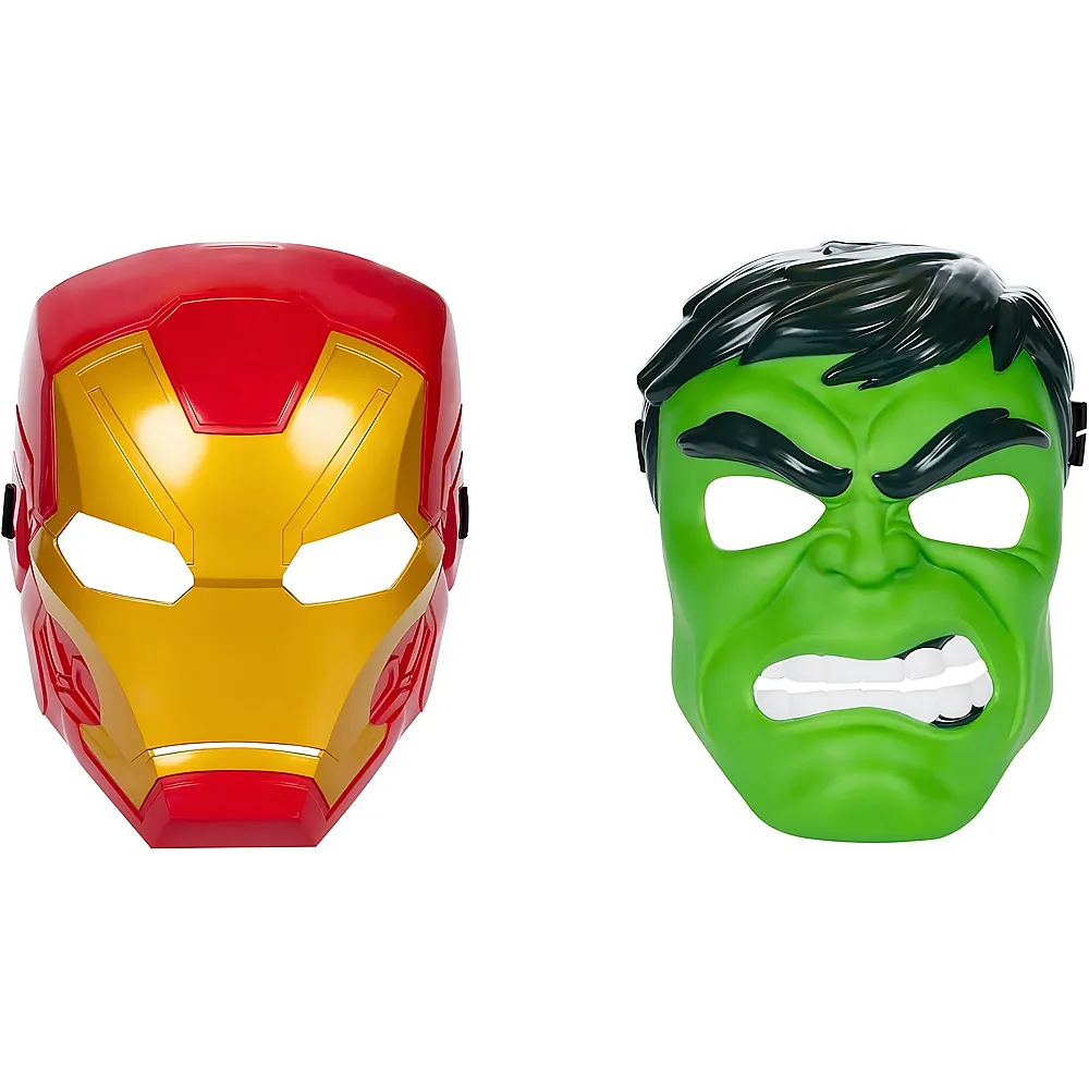 Hasbro Avengers 2er-Pack Iron Man & Hulk Masken