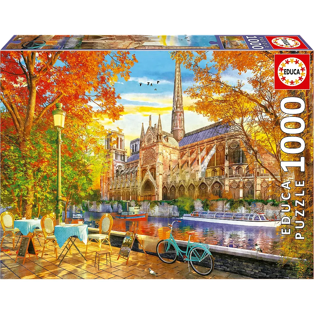 Educa Puzzle Herbst zu Notre Dame 1000Teile