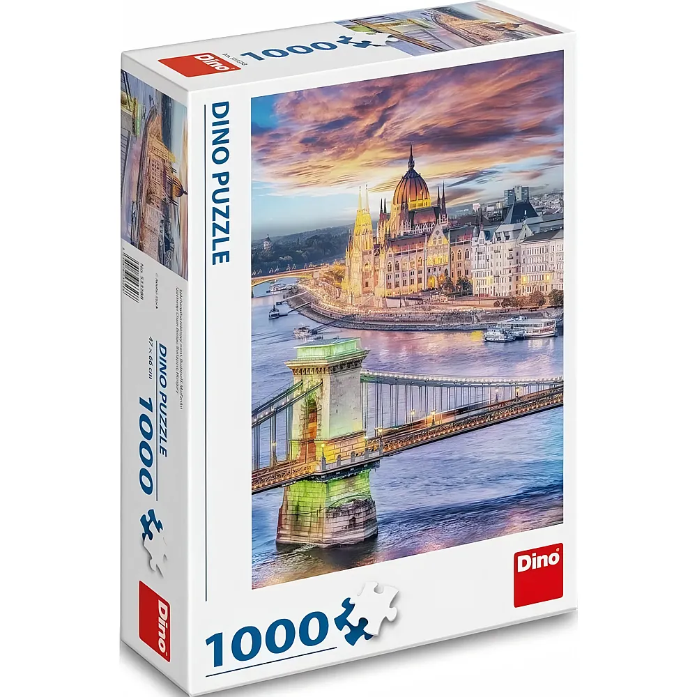 Dino Puzzle Br�cke Budapest, Ungarn - 1000 Teile