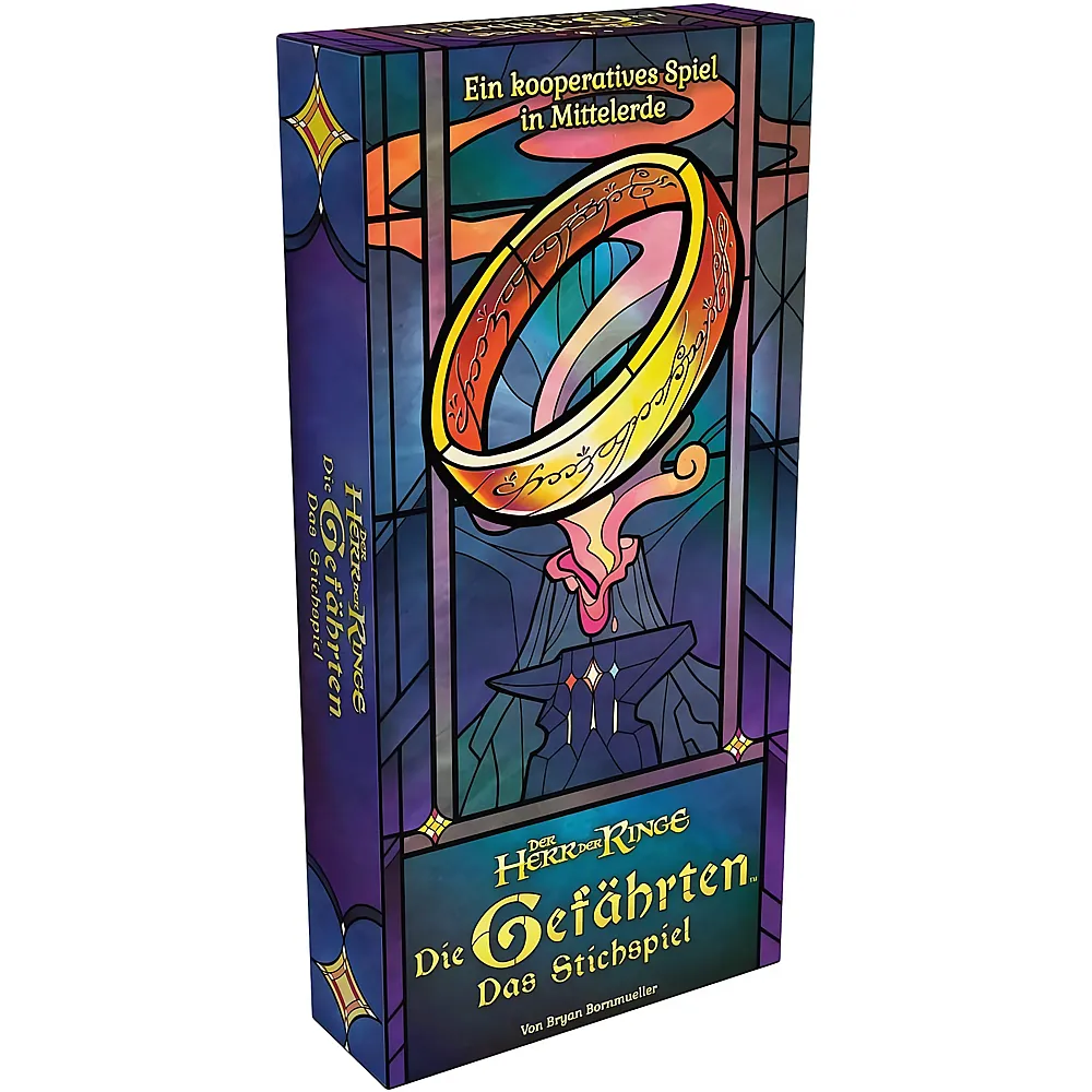 Asmodee OFFICE DOG - Der Herr der Ringe: Die Gef�hrten Stichspiel - Kooperatives Kartenspiel, Strategiespiel f�r Erwachsene und Kinder ab 10 Jahren, 1 bis 4 Spieler, 20 Minuten - Deutsch
