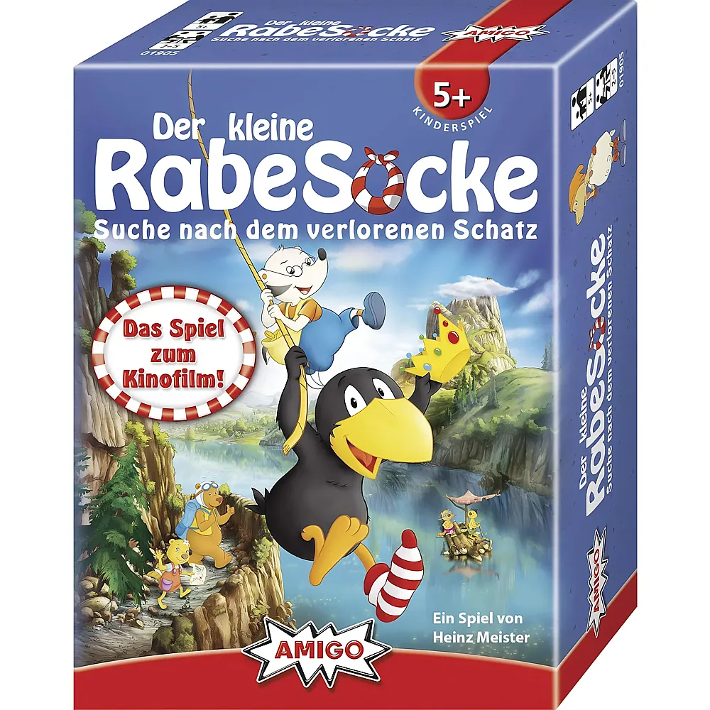 Amigo Spiele Der kleine Rabe Socke - Suche nach dem verlorenen Schatz