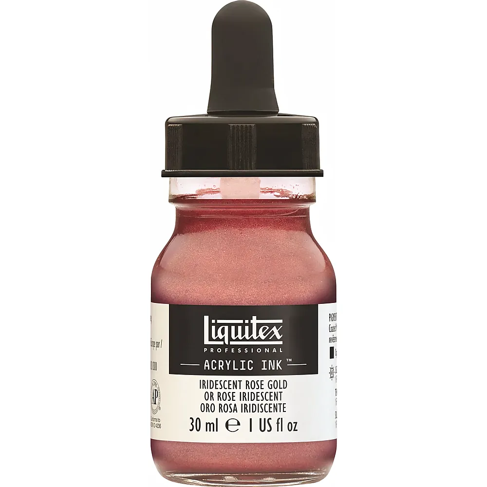 Liquitex Lqx Prof. Acrylic Ink 30ml Flasche Irisierend Rosa Gold - Suche