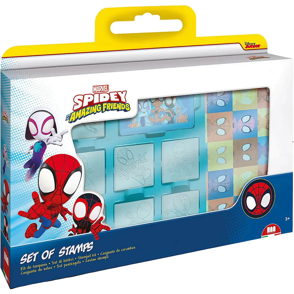 Multiprint Spiderman Stempel Set Spidey 12Teile | Stempelsets