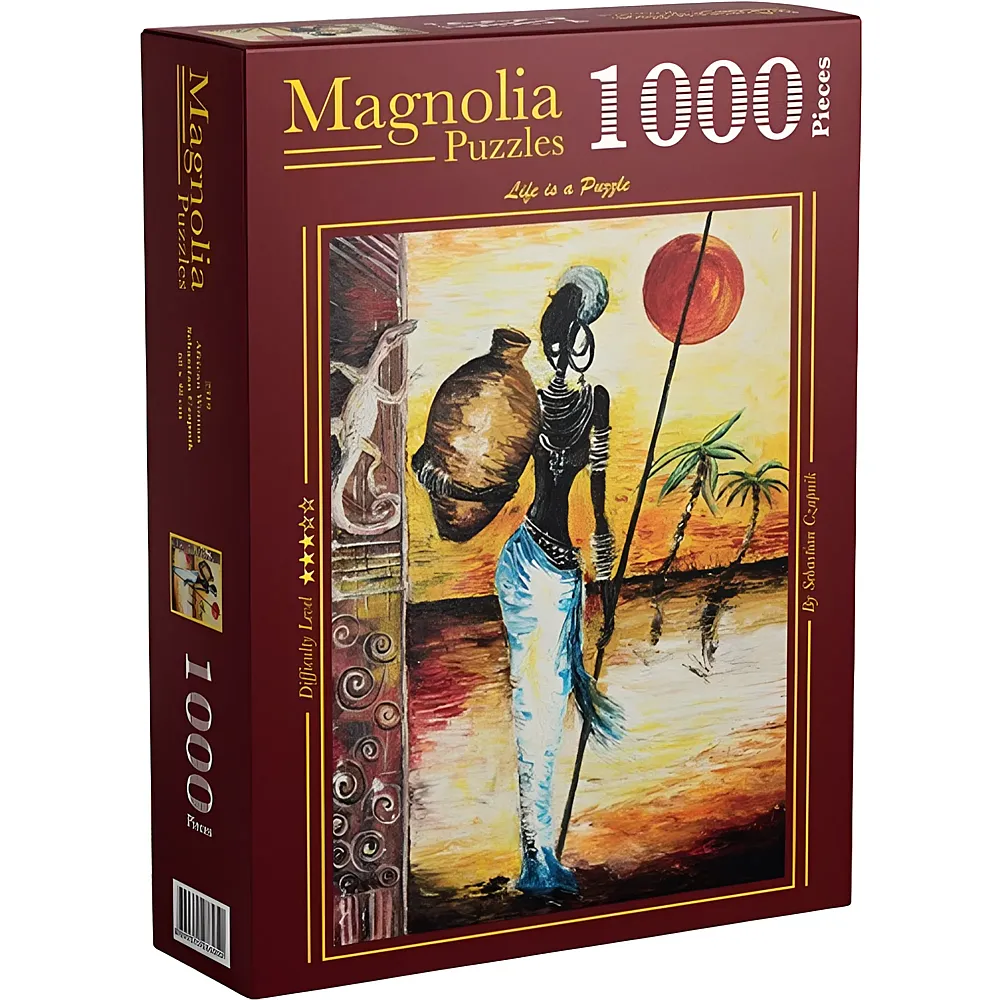 Magnolia Puzzle African Woman 1000Teile