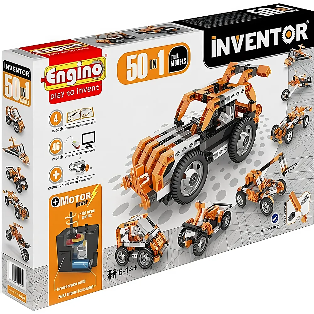 Engino Inventor 50 Models Motorized Set | Technische Baustze