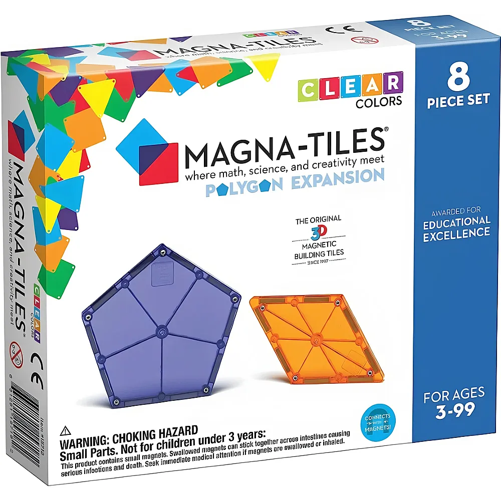 Magna-Tiles Polygone Erweiterungsset 8Teile