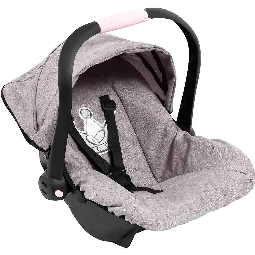 Bayer Design  Puppenautositz EasyGo, Puppensitz, Puppenzubeh�r, mit Gurt, Dach, verstellbarem Griff
