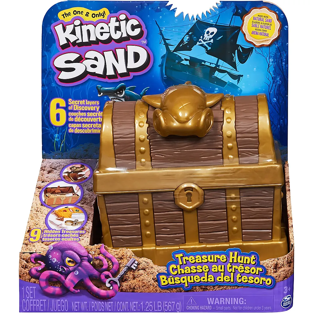 Spin Master Kinetic Sand Treasure Hunt Schatzsuche