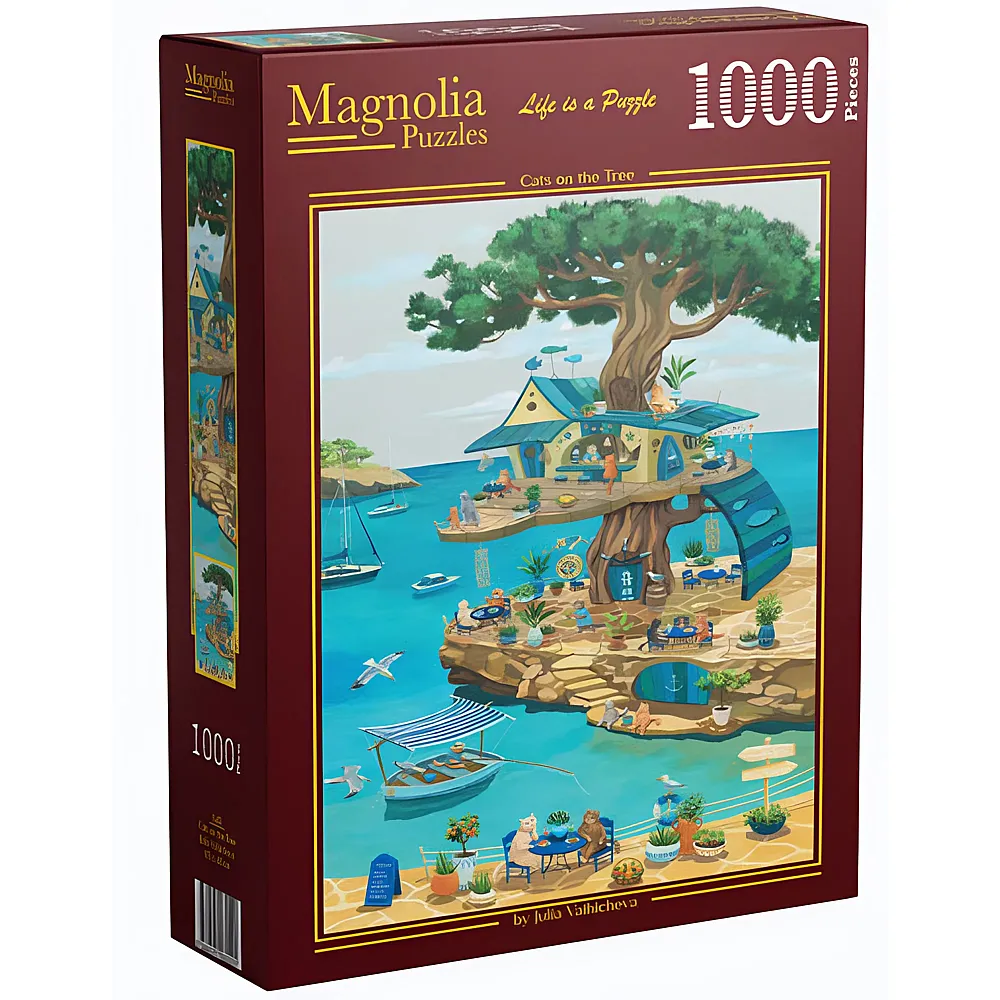 Magnolia Puzzle Katzen auf dem Baum 1000Teile