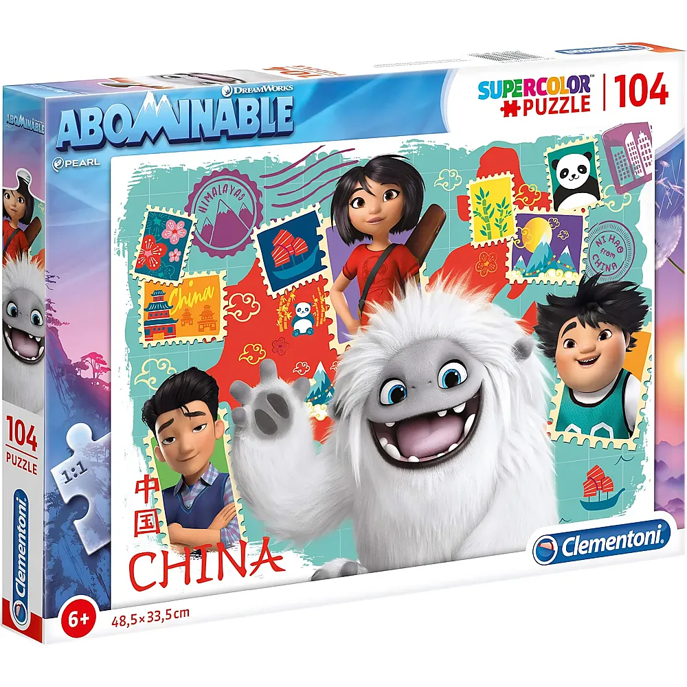 Clementoni Puzzle Supercolor Abominable - 104 Teile