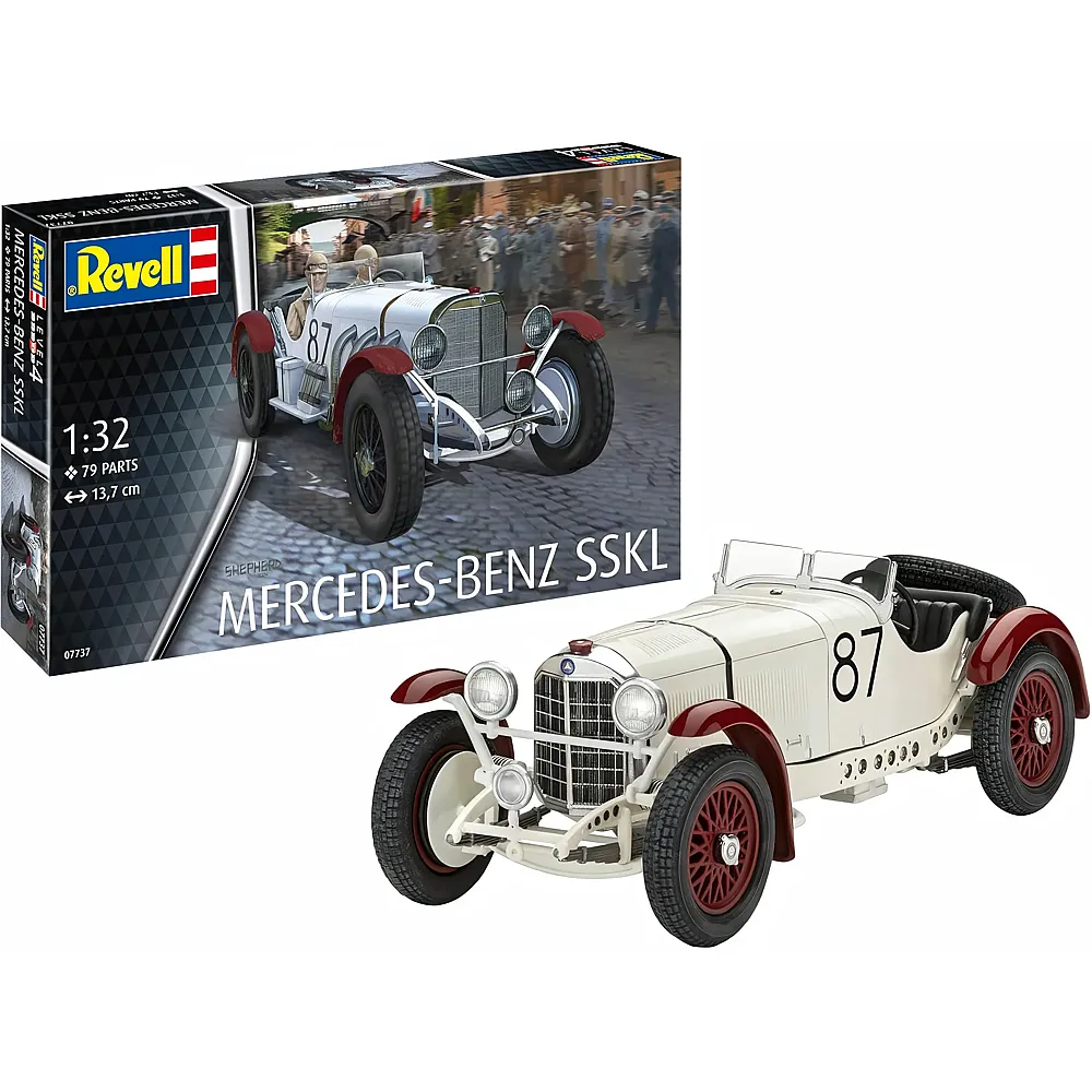 meinspielzeug - Revell Modellbausatz Mercedes-Benz SSKL - 79 Teile | Modellbausatz Fahrzeuge