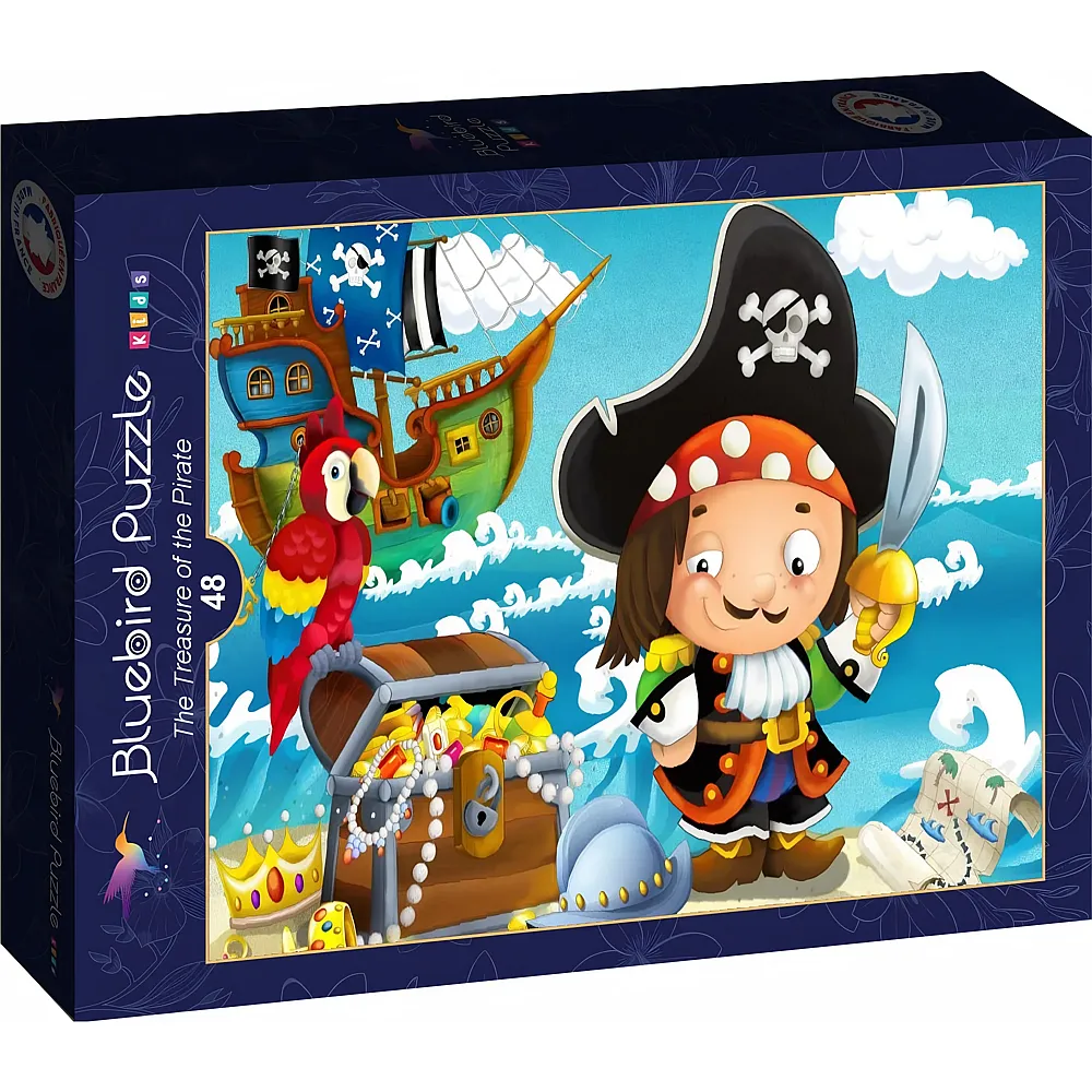 Bluebird Puzzle The Treasure of the Pirate 48Teile