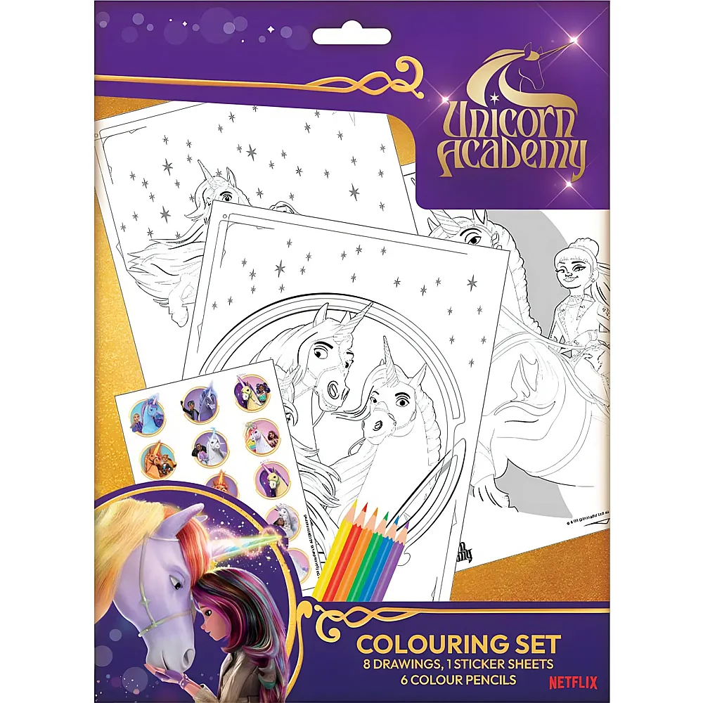meinspielzeug - Sombo Unicorn Academy Mal-Set