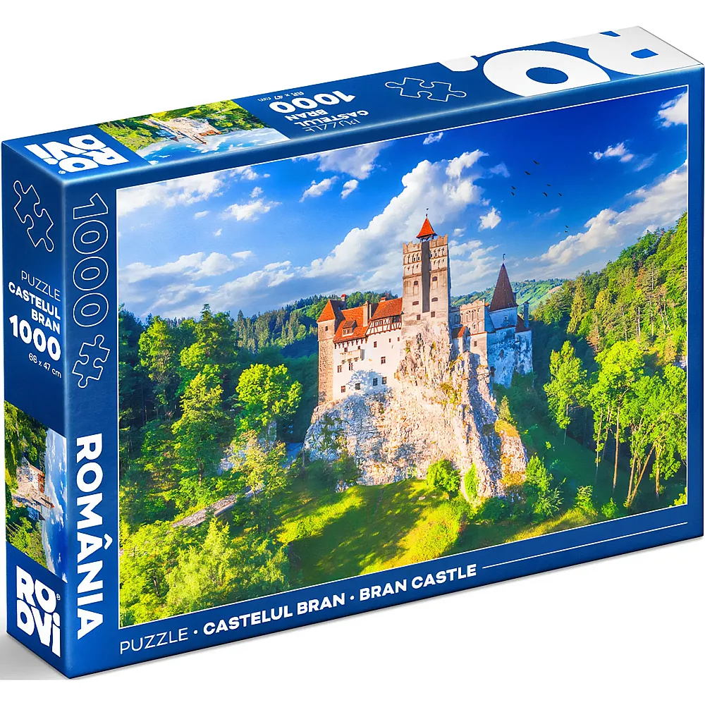 Roovi Puzzle Schloss Bran oder Schloss Dracula in Transsylvanien - 1000 Teile