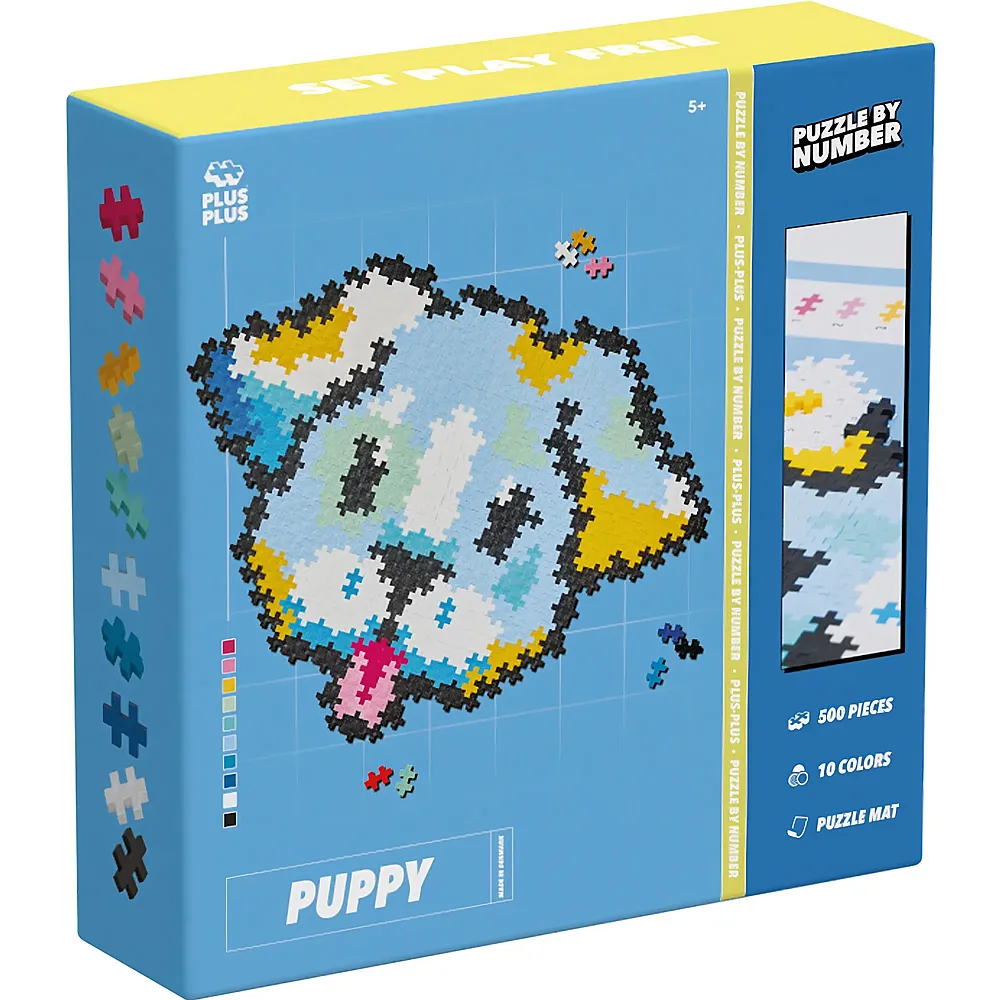 Plus-Plus Bausteine Puzzle Hund - 500 Teile