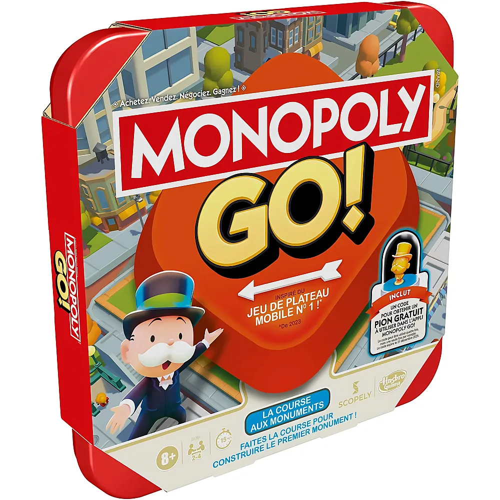 Hasbro Gaming Monopoly GO FR