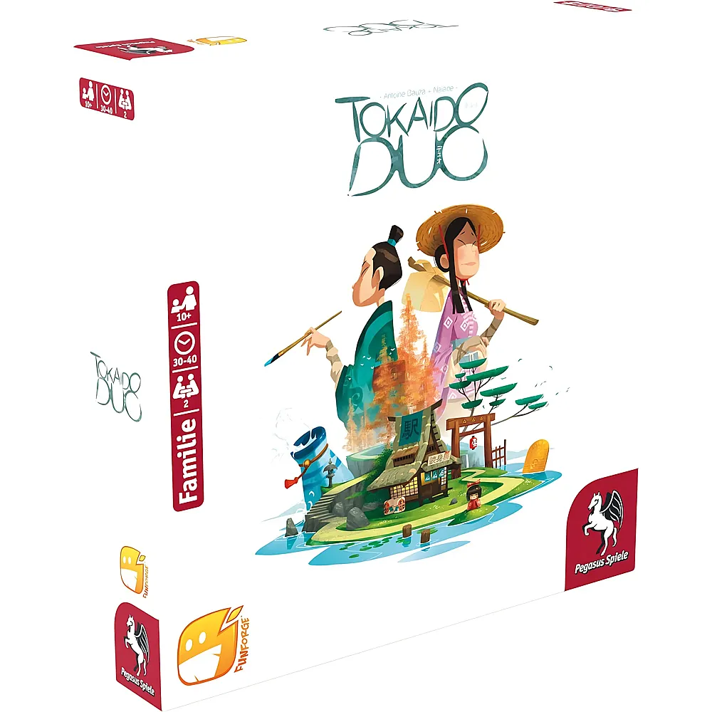 Pegasus Spiele Tokaido Duo Brettspiele, M, Braun