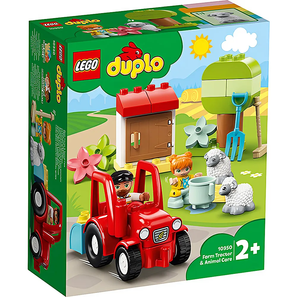 LEGO DUPLO Bauernhof Traktor und Tierpflege 10950