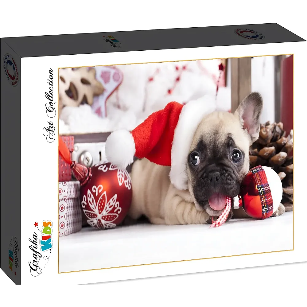 Grafika Puzzle Art Collection Grafika Kids Weihnachtswelpe - 12 Teile