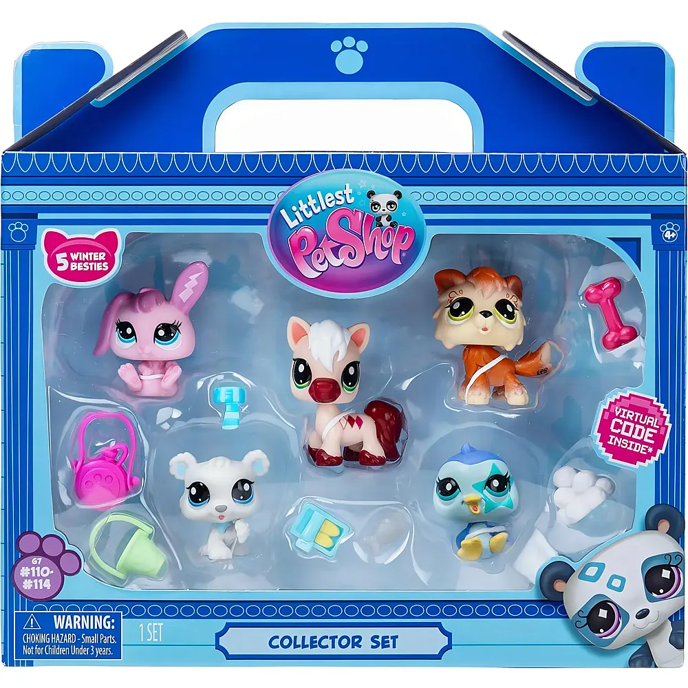 Bandai Littlest Pet Shop Set 5 Pets Bergwelt