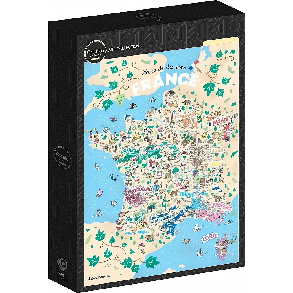 Grafika Puzzle Puzzle 1000 Teile Weine aus Frankreich