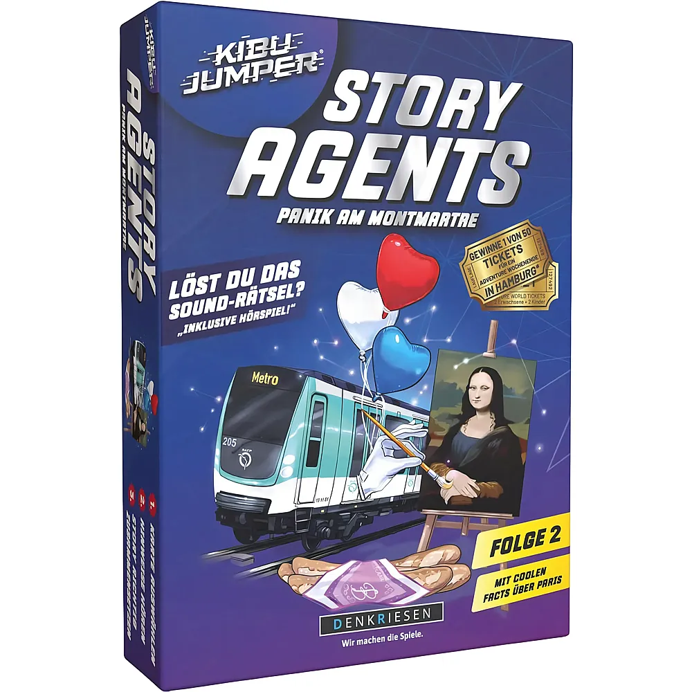 Denkriesen KIBU JUMPER Story Agents Paris Panik am - Suche