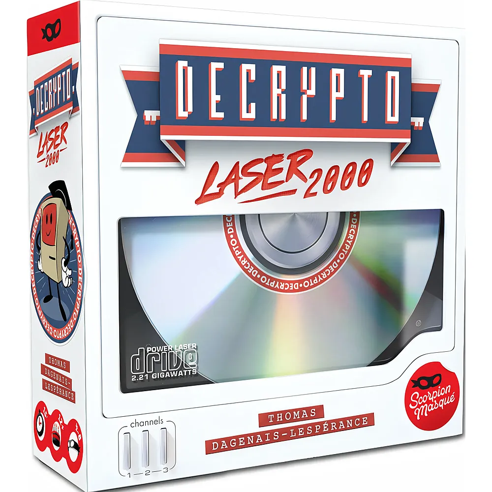 LE Scorpion Masque Decrypto Laser Drive de
