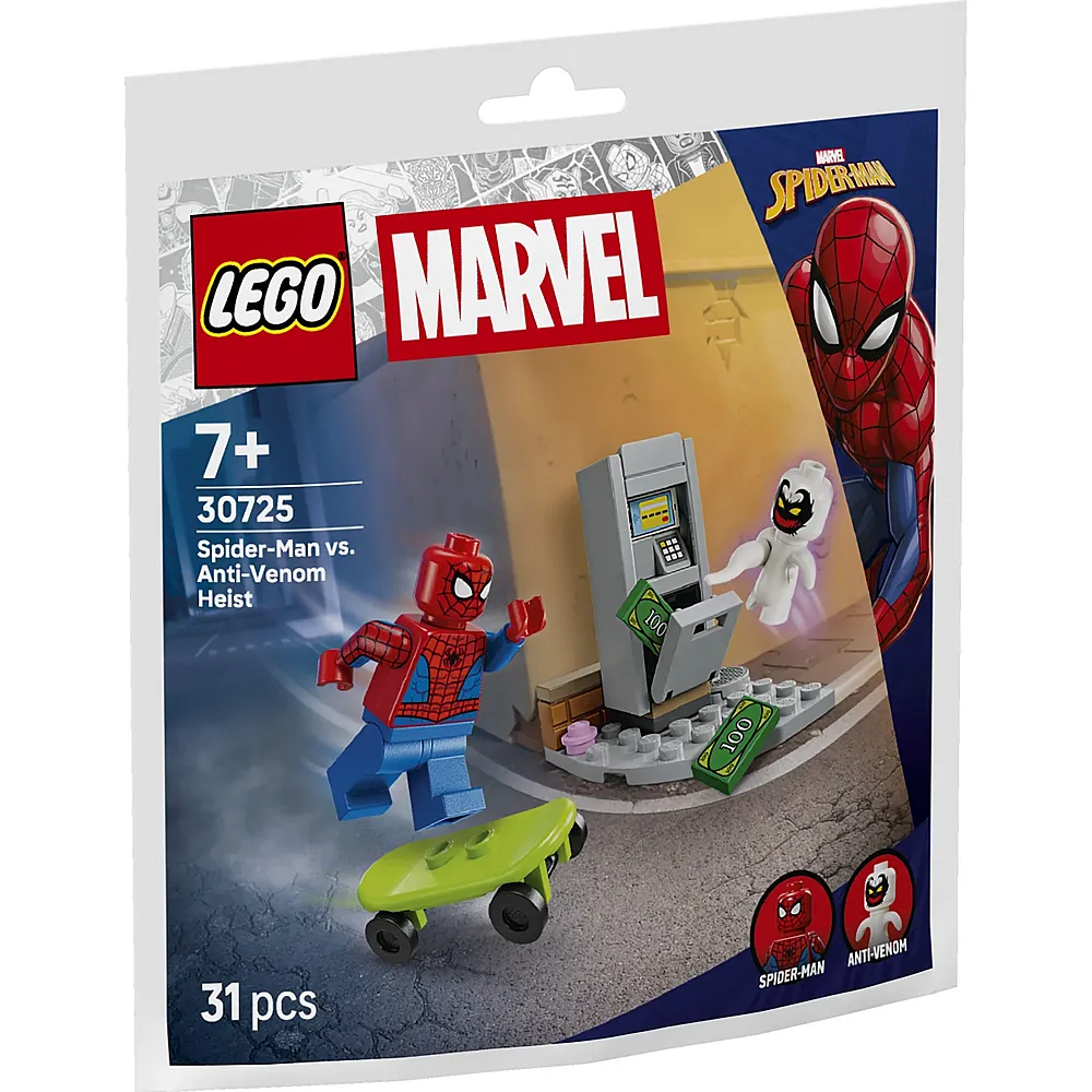 LEGO Marvel Super Heroes Spiderman vs. Anti-Venom Raub�berfall 30725