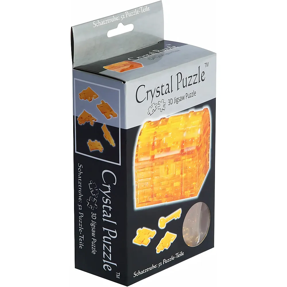 HCM Kinzel Crystal Puzzle Schatztruhe - 52 Teile