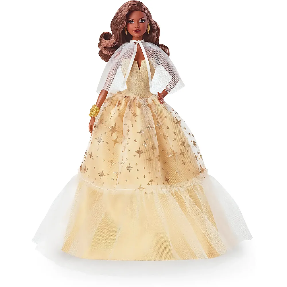 Barbie Signature Holiday Puppe 35. Jubil�umsedition mit goldenem Kleid