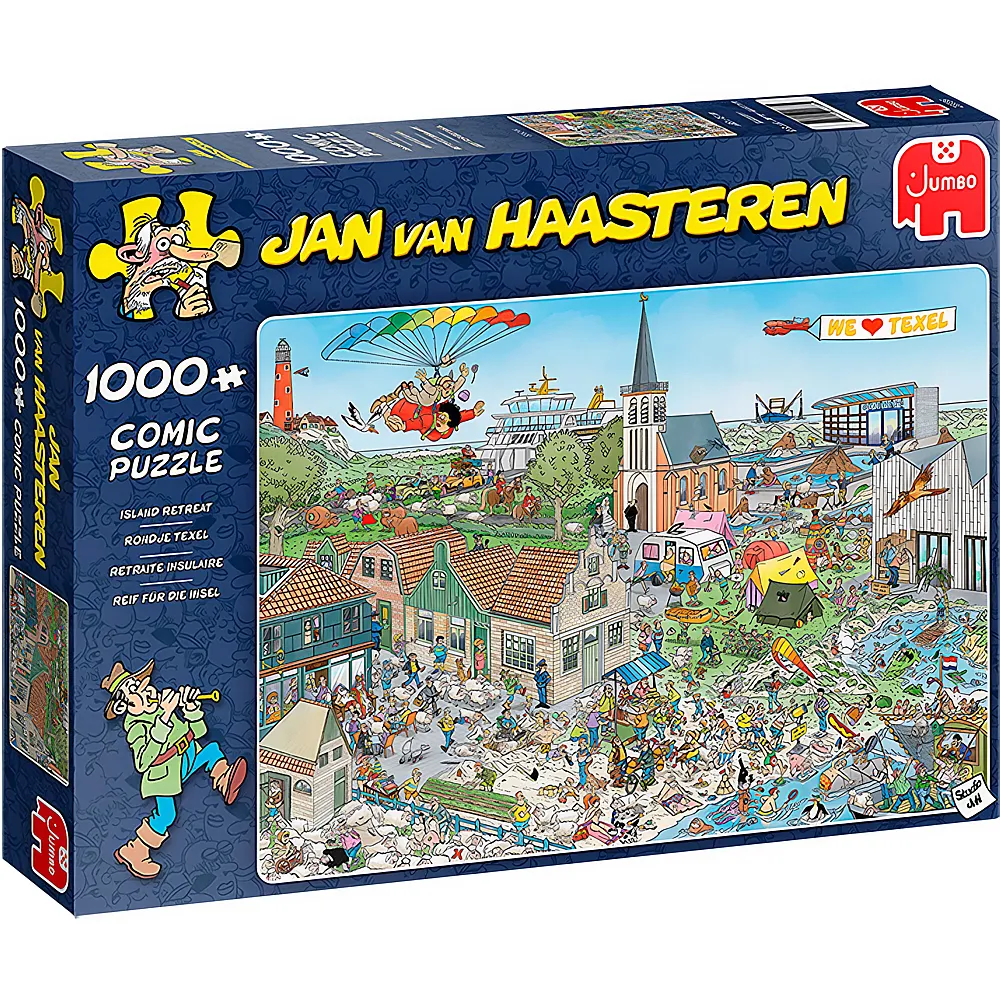 Jumbo Puzzle Jan van Haasteren Reif fr die Insel 1000Teile