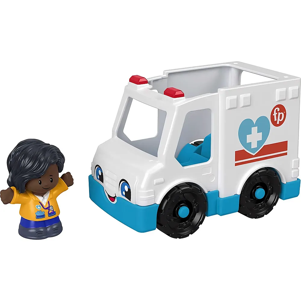 meinspielzeug - Fisher-Price Little People Ambulance | Spielzeugautos