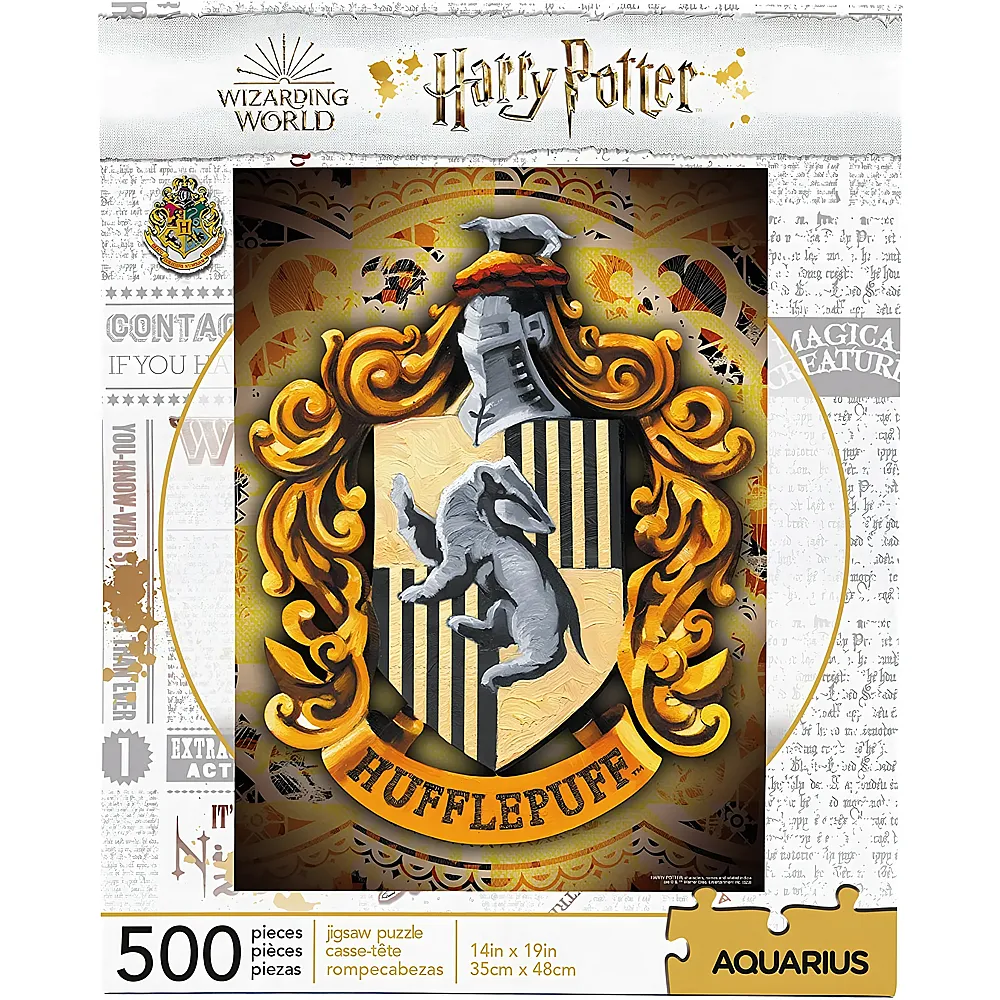 Aquarius Puzzle Harry Potter - Hufflepuff 500Teile