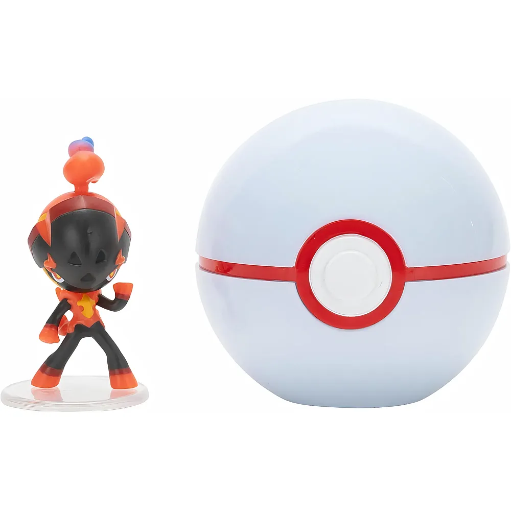 Jazwares Pok�mon  Clip N Go Charcadet Premier Ball