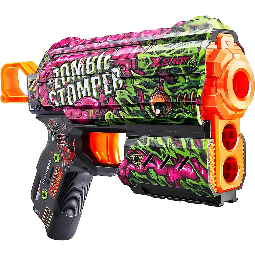 X-Shot Skins Blaster Flux Zombie Stomper 8Darts